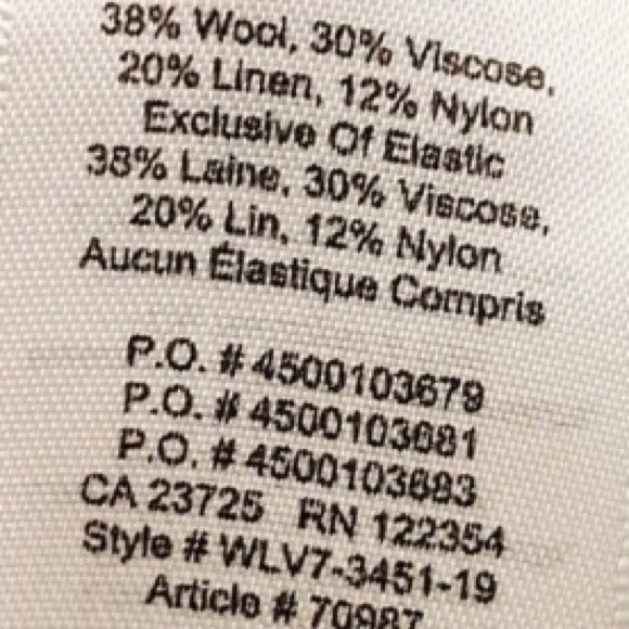 ARITZIA Wilfred Free Wool Ribbed V-Neck Sweater - Picture 4 of 4